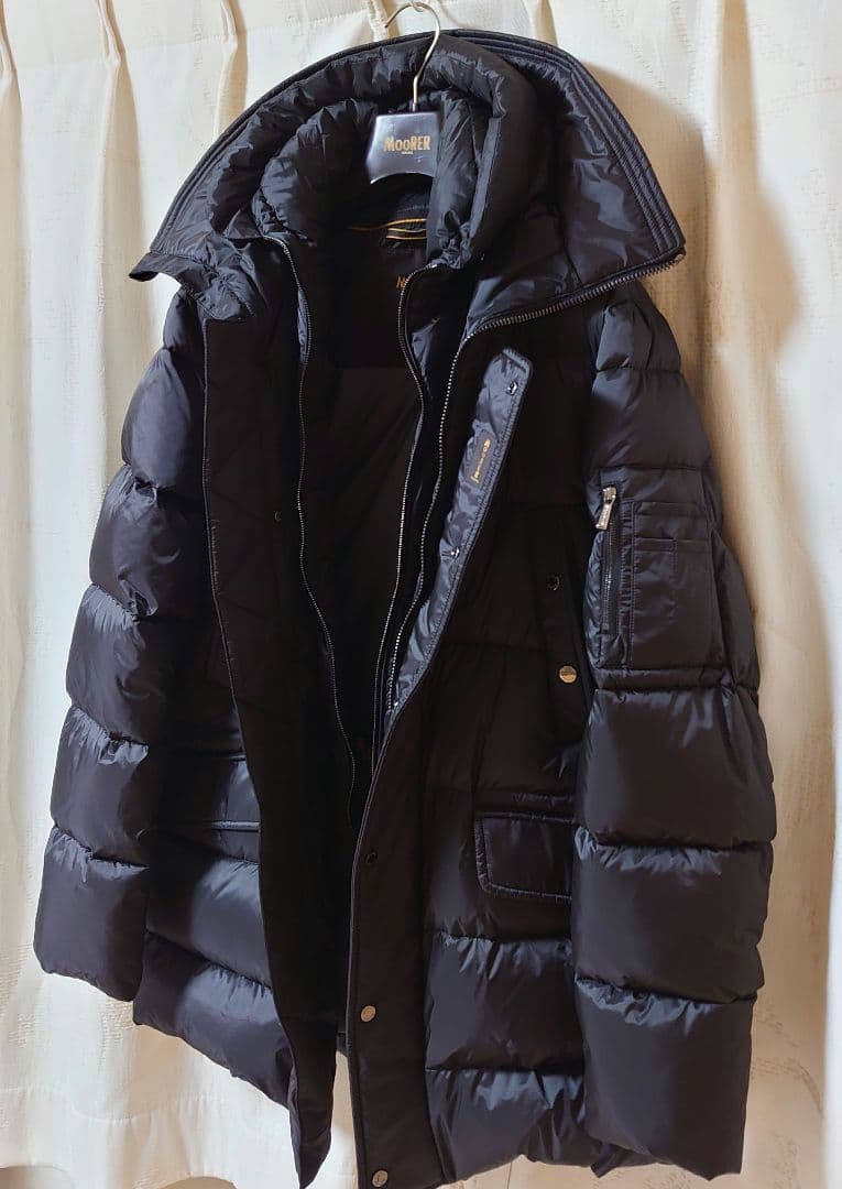 ムーレー MOORER GRIMA-SH 黒 50 ダウン ジャケット