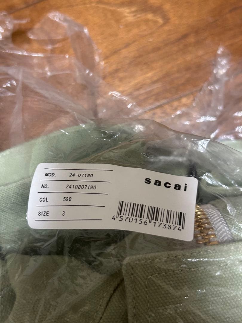 sacai carhartt WIP Duck×Nylon coat サイズ3