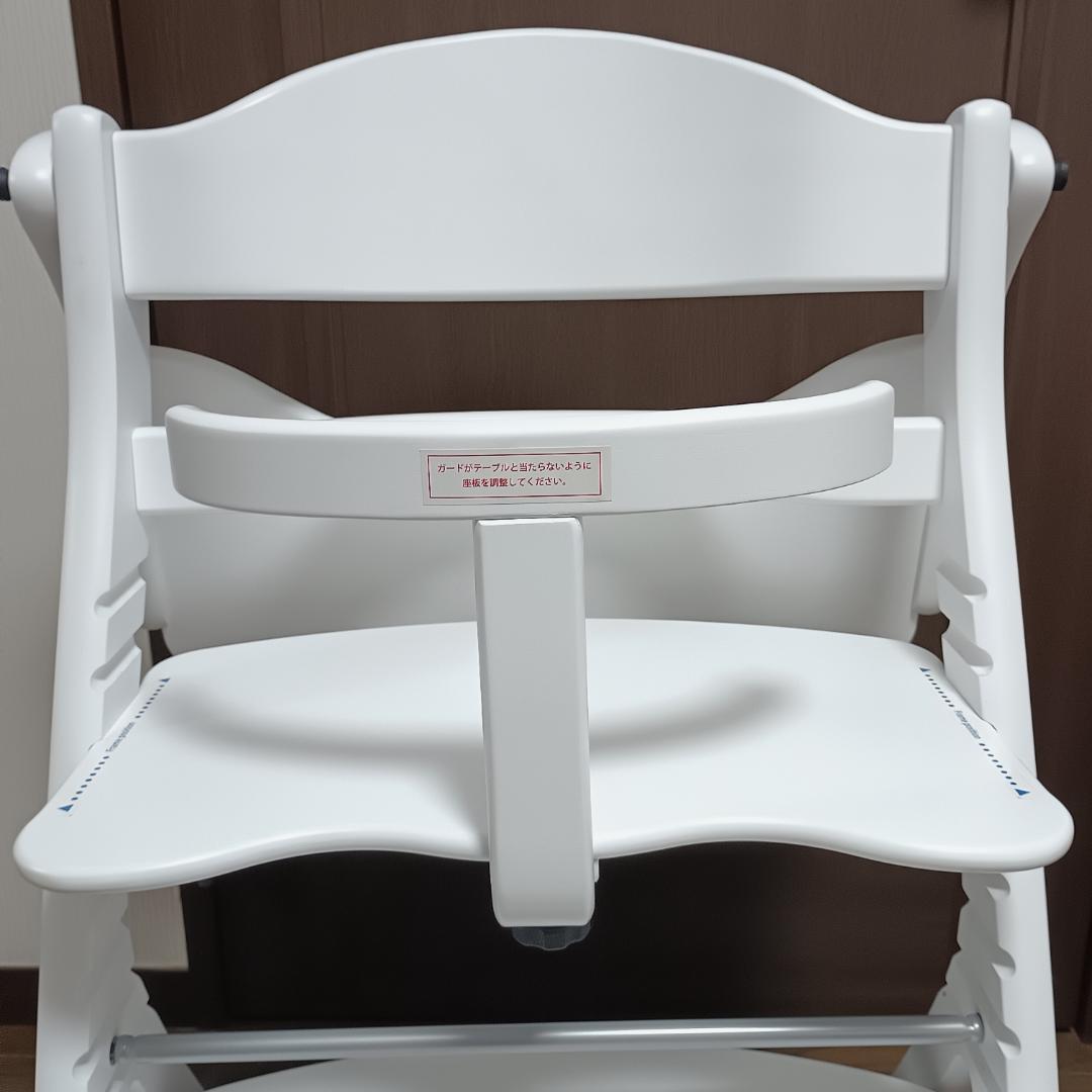yamatoya 大和屋 すくすくチェアプラス テーブル＆ガード付 ホワイト