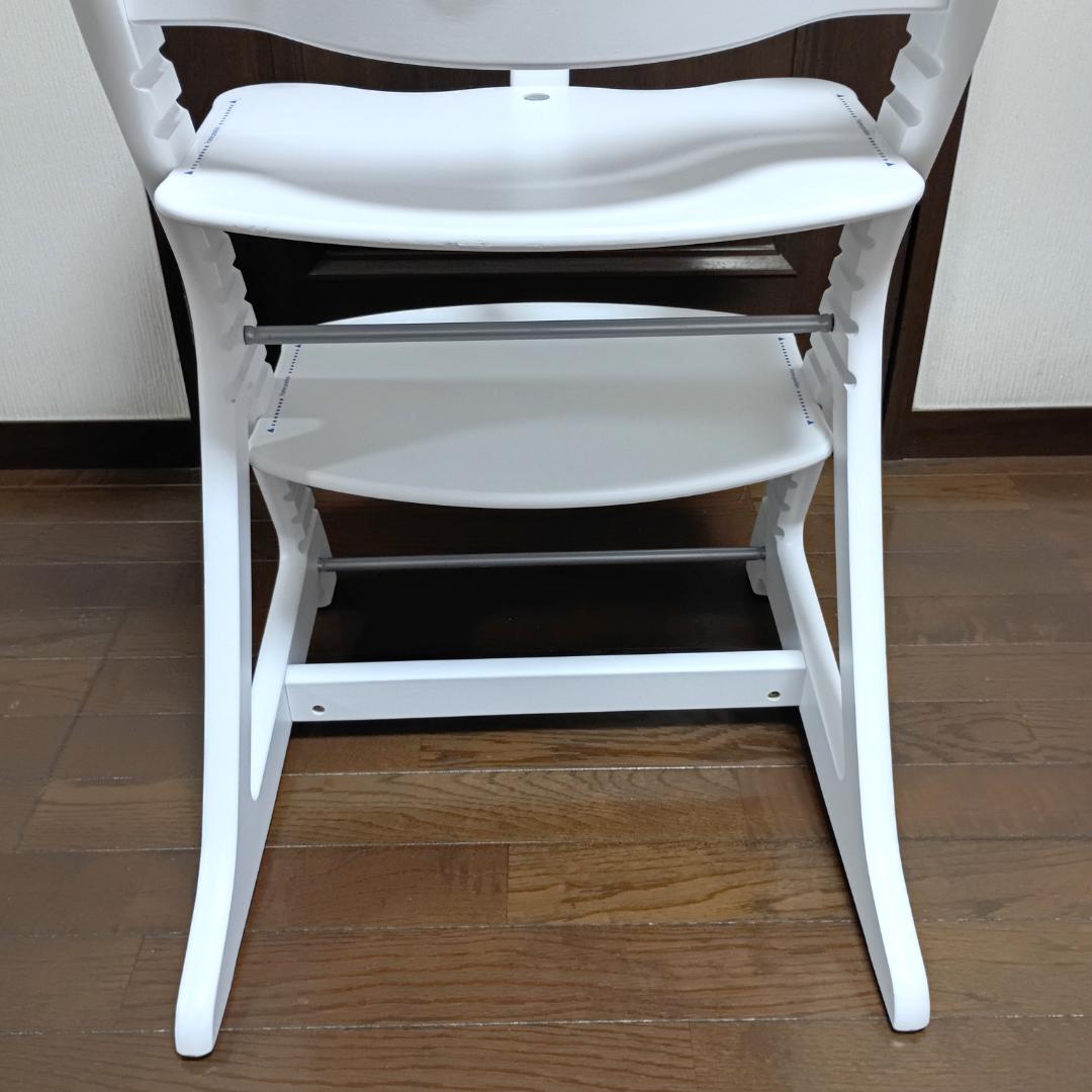 yamatoya 大和屋 すくすくチェアプラス テーブル＆ガード付 ホワイト
