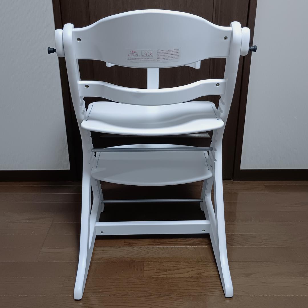 yamatoya 大和屋 すくすくチェアプラス テーブル＆ガード付 ホワイト