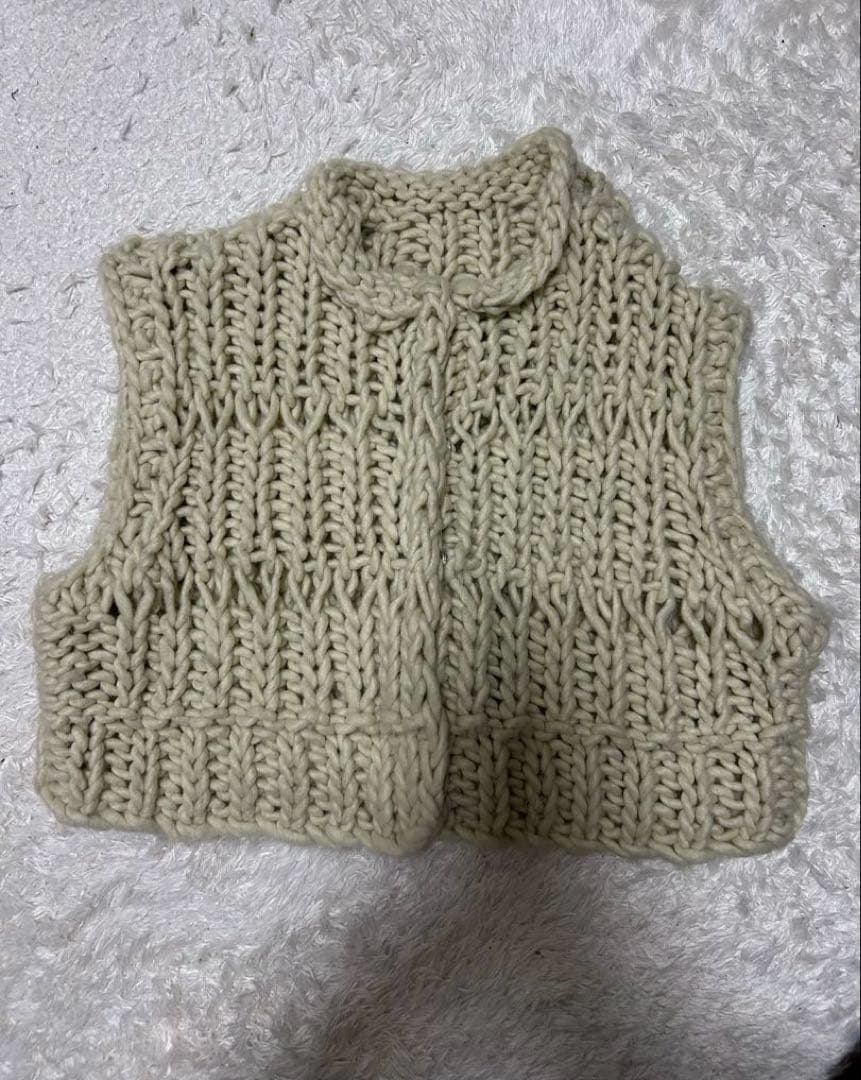 【todayful】トゥディフル Chunky Hand Knitvest