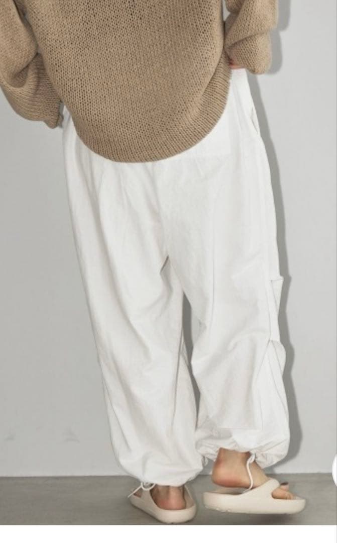 週末限定お値下げ todayful ボーイフレンドナイロンパンツ 38