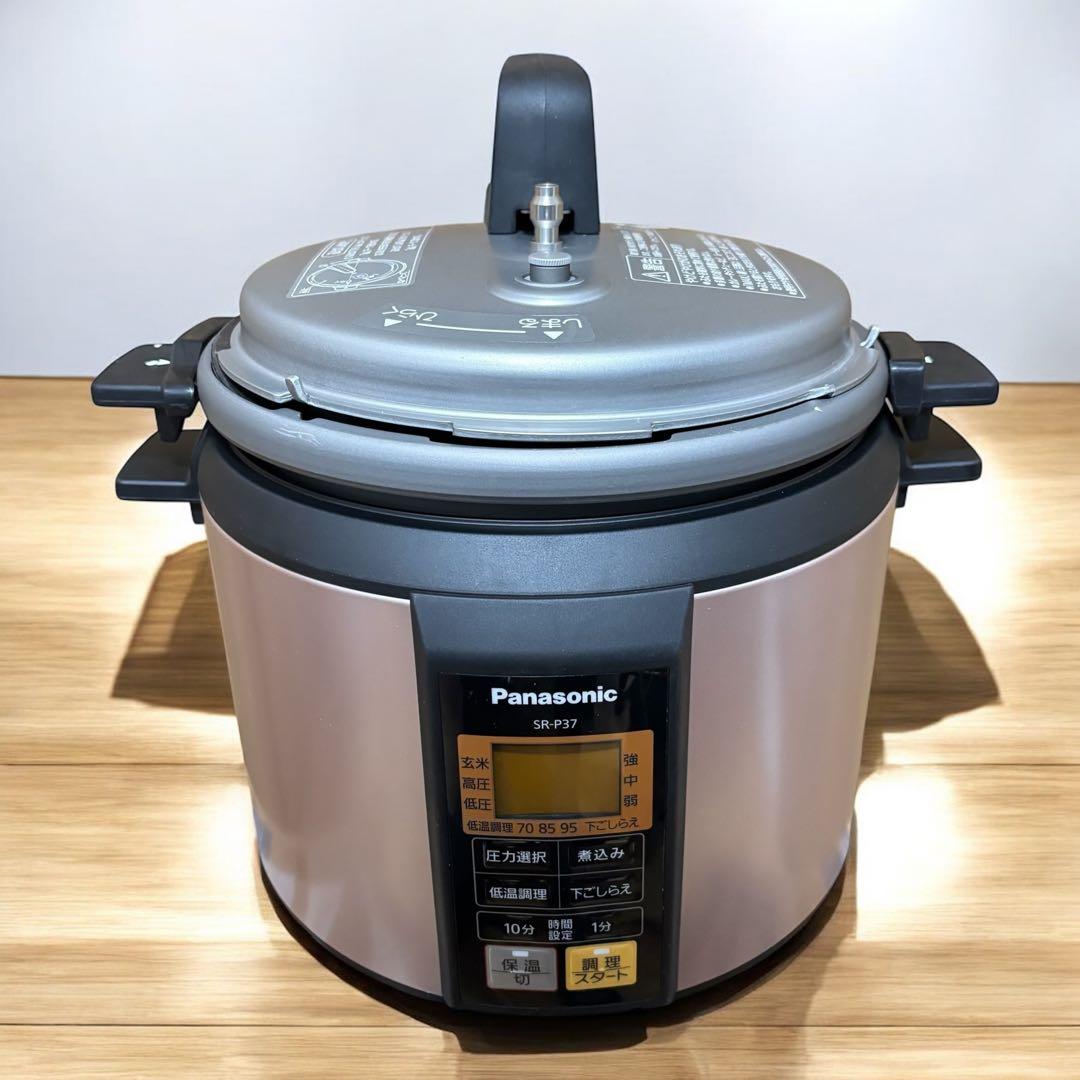 【完全未使用】パナソニック 電気圧力鍋 SR-P37 ピンク 元箱付