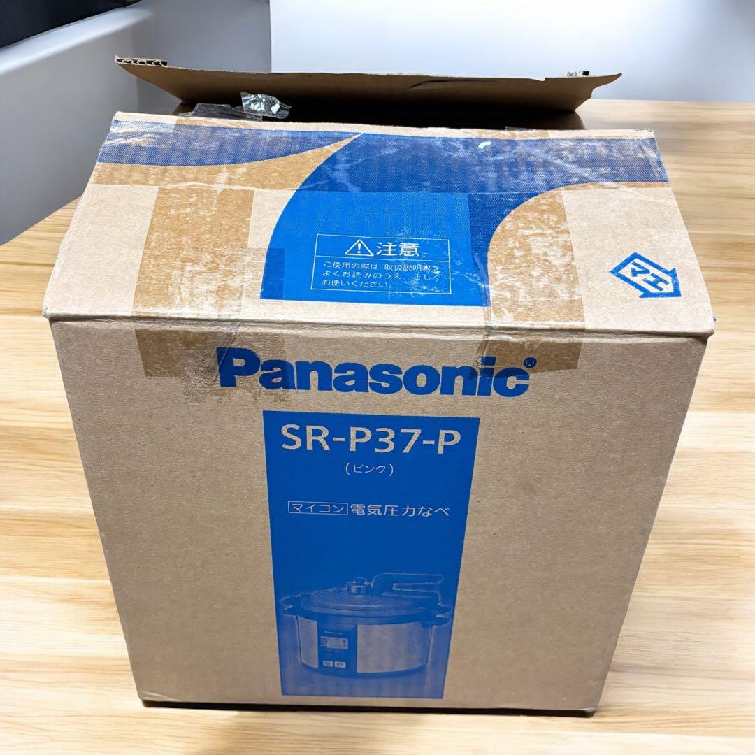 【完全未使用】パナソニック 電気圧力鍋 SR-P37 ピンク 元箱付