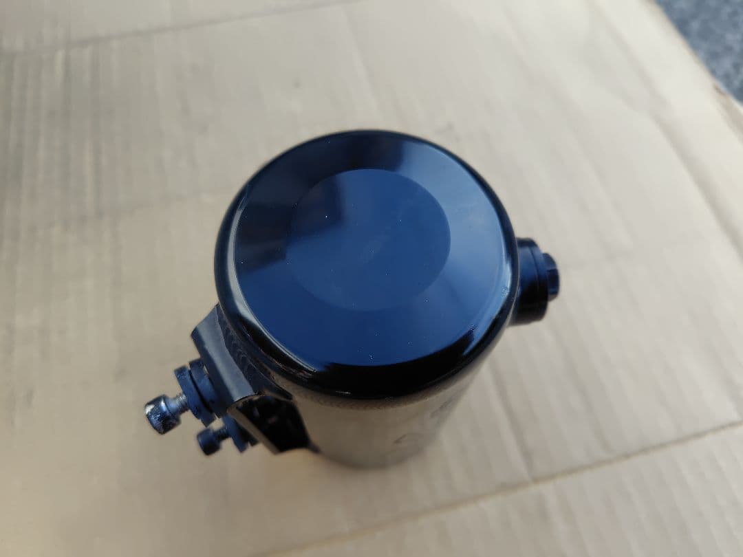 Ｇクラフト　オイルキャッチタンク　黒アルマイト仕様