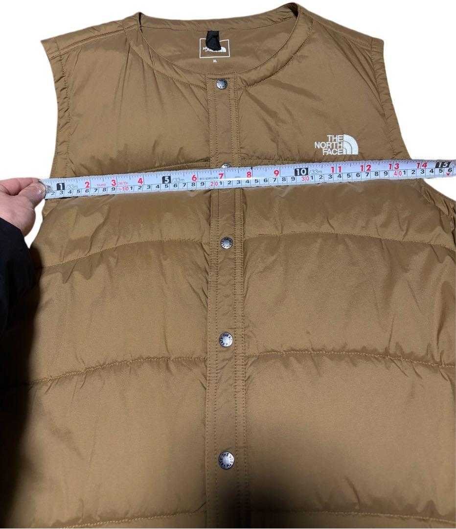 THE NORTH FACE ダウンベスト XL 軽量 ベージュ 新品同様！