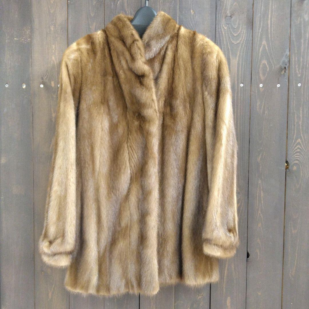 ミンク ミディアム丈 コート 百貨店購入