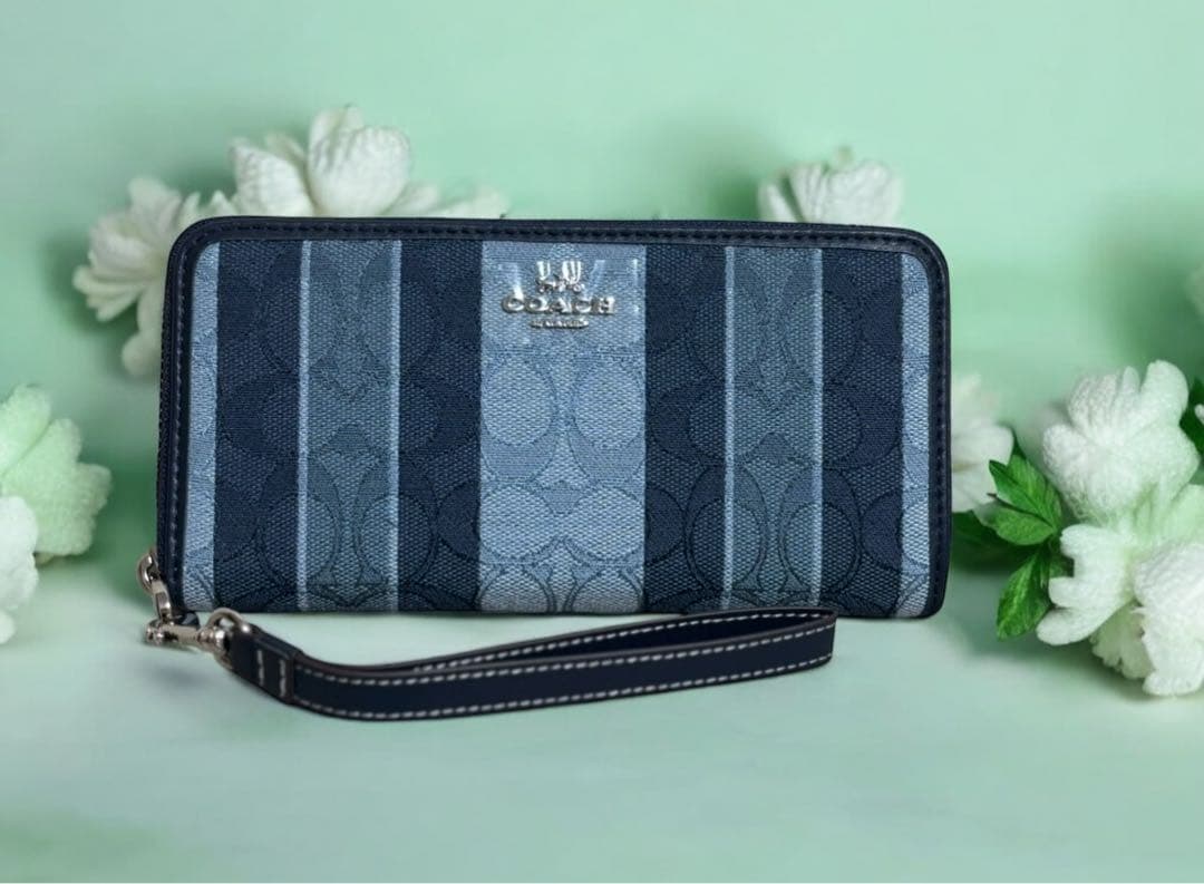 《新品》COACH 長財布ネイビー