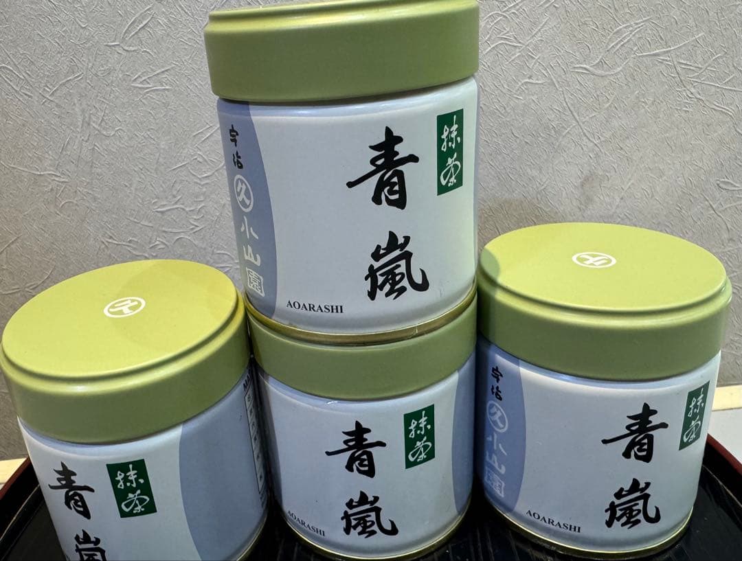 抹茶 青嵐40g 丸久小山園4缶セット