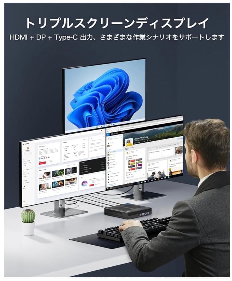 高性能小型PC GMKtec Nucbox M4 (32GB+1TB)