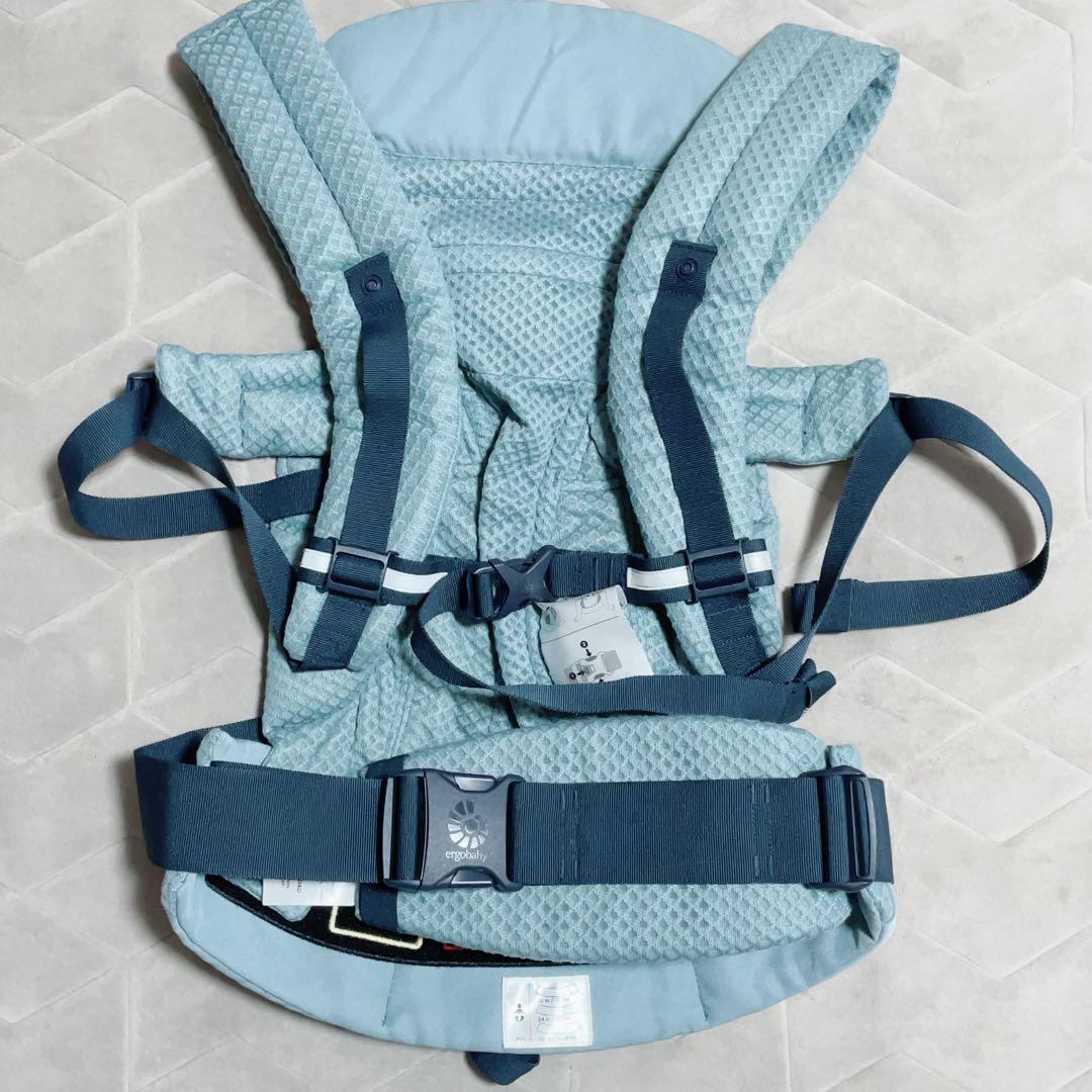 【本日限定値下げ！美品】エルゴ　オムニブリーズ　スレートブルー