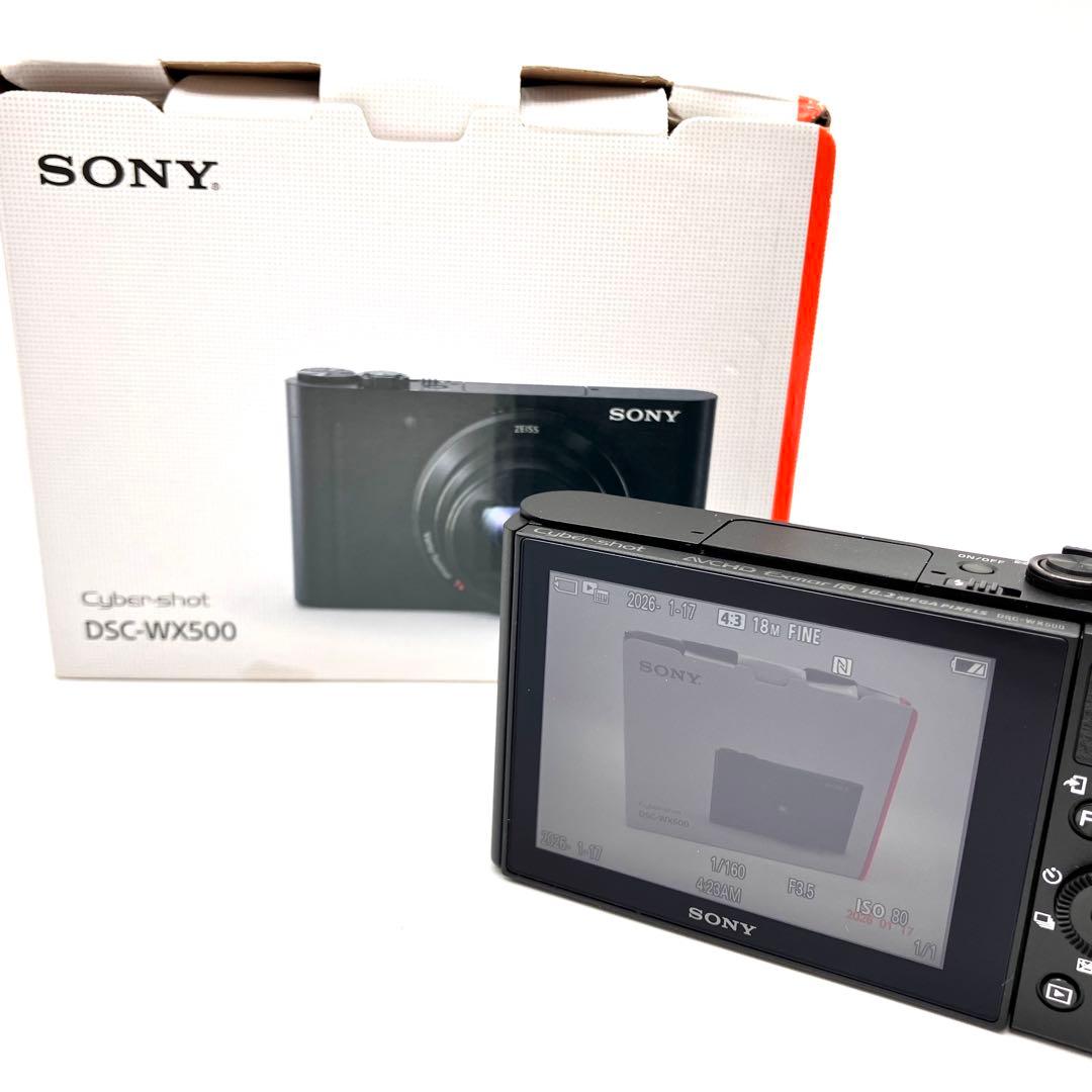 未使用級の美品♪ SONY Cyber-shot DSC-WX500 ブラック