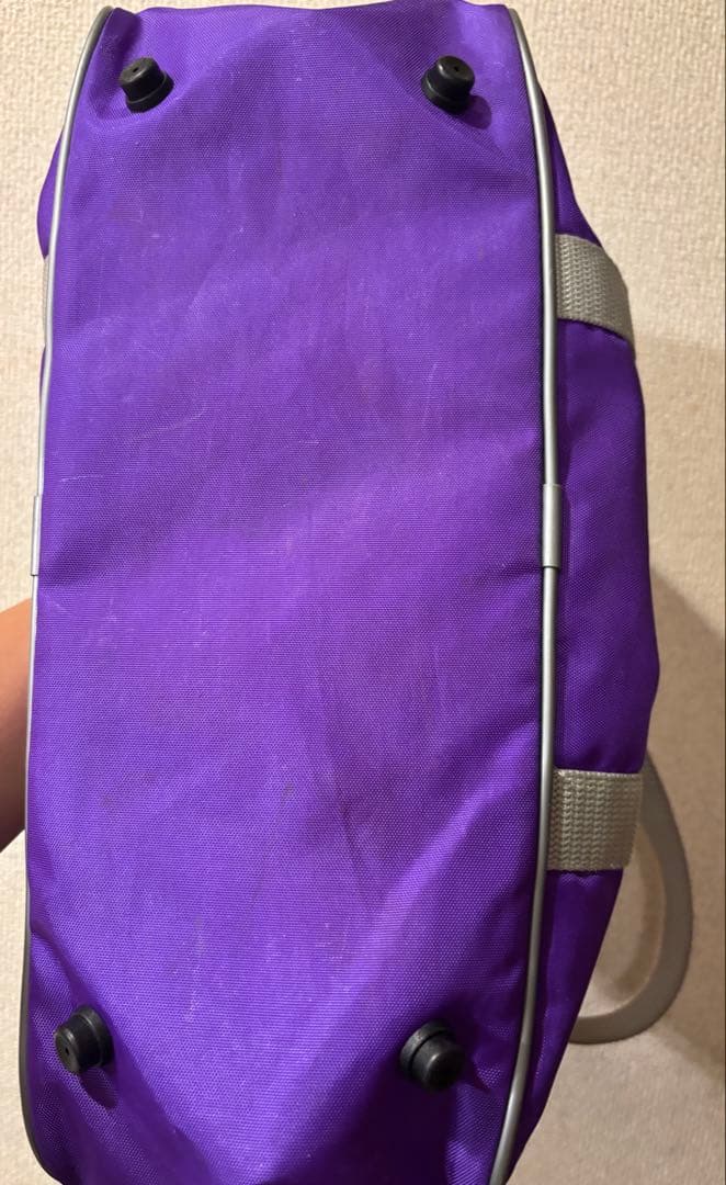 WORLD PEGASUS 旧ワッペ 紫 スクバミニーリボン付き