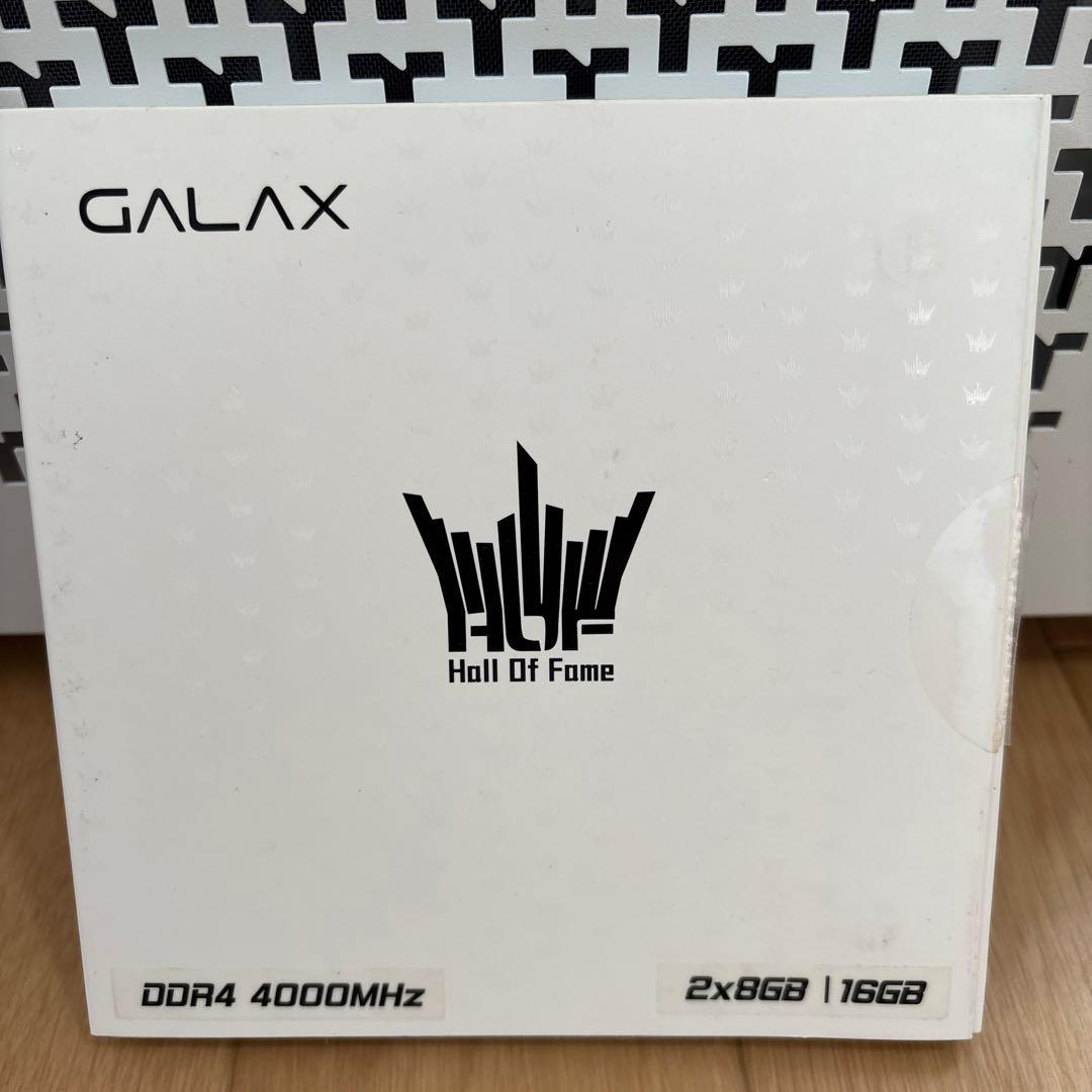 メモリー GALAX Hall Of Fame DDR4 4000MHz 16GB