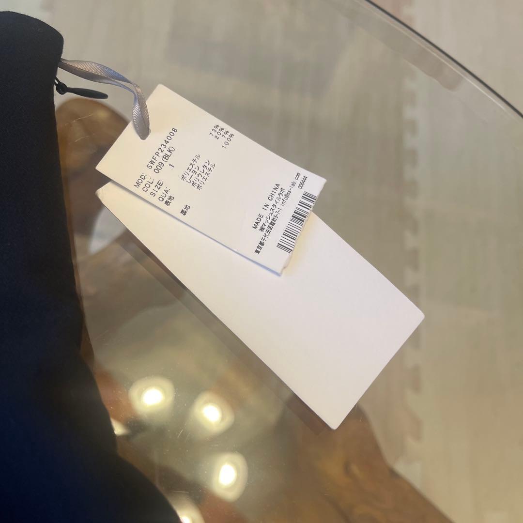 snidel サイドプリーツスカショーパン BK 01