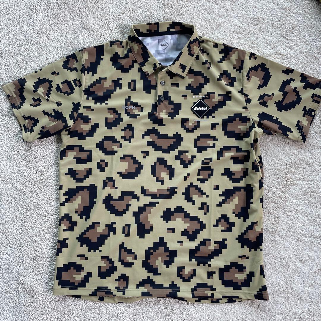 トップス F.C.Real Bristol WHOLE PATTERN S/S POLO