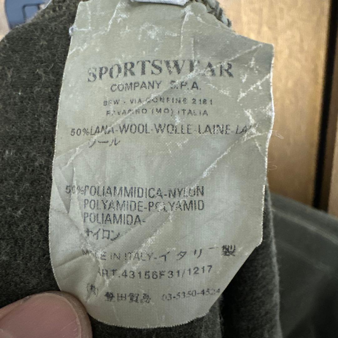 Stone  Vネックウールニット 05AW