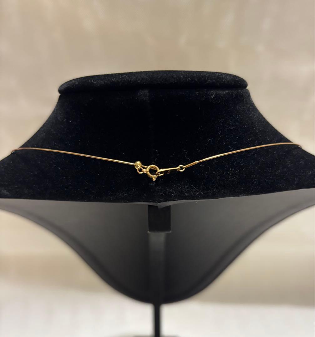 GSTVK18 YGオメガネックレス形状記憶❣️最終値下げ‼️約1.76g