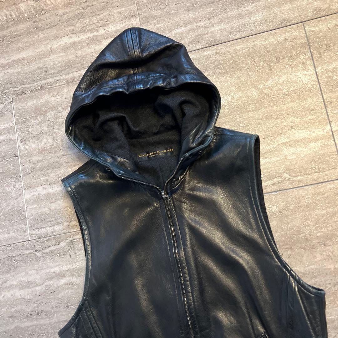 トップス donna karan new york sleeveless hoodie