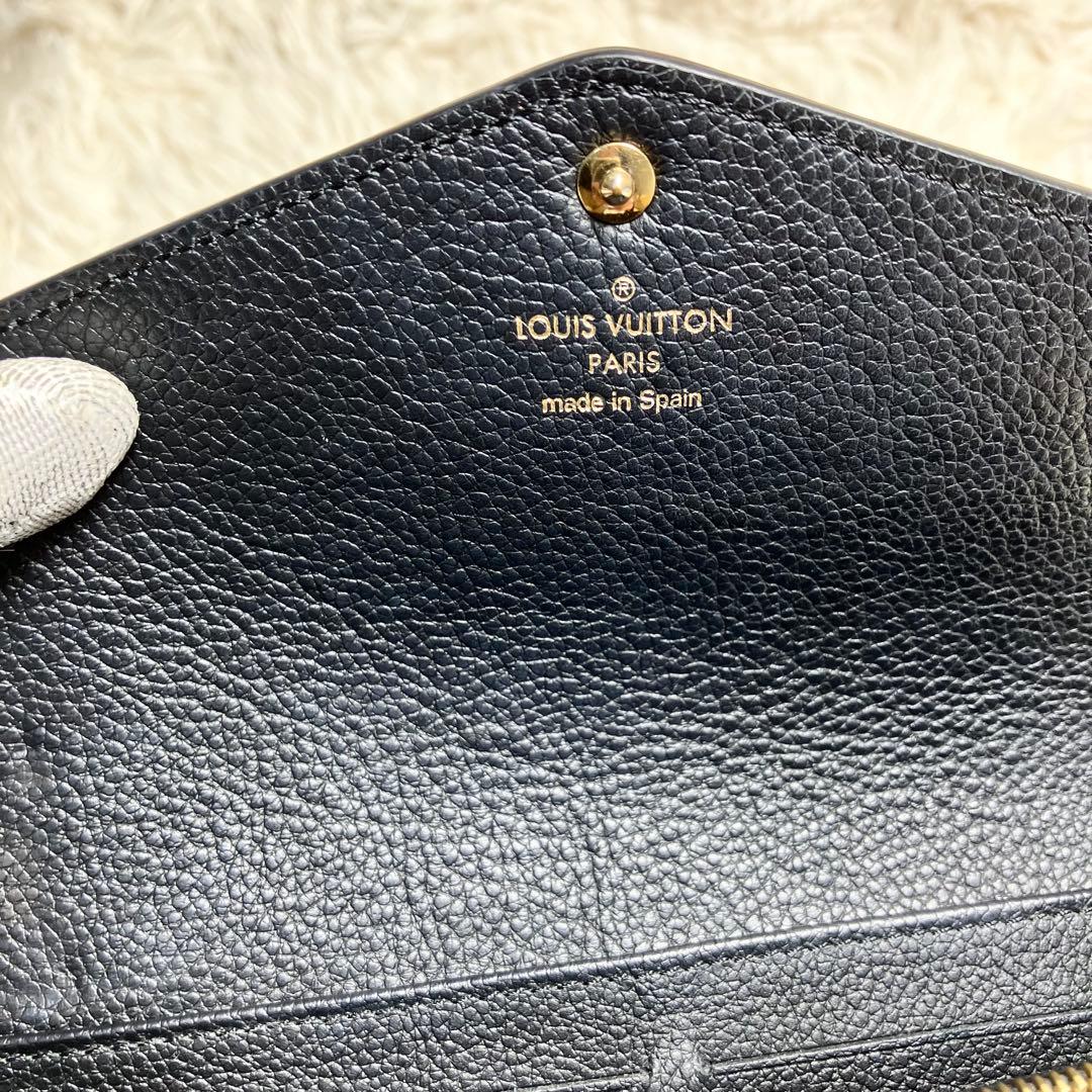 【良品】ルイヴィトン アンプラント ポルトフォイユサラモノグラム ノアール