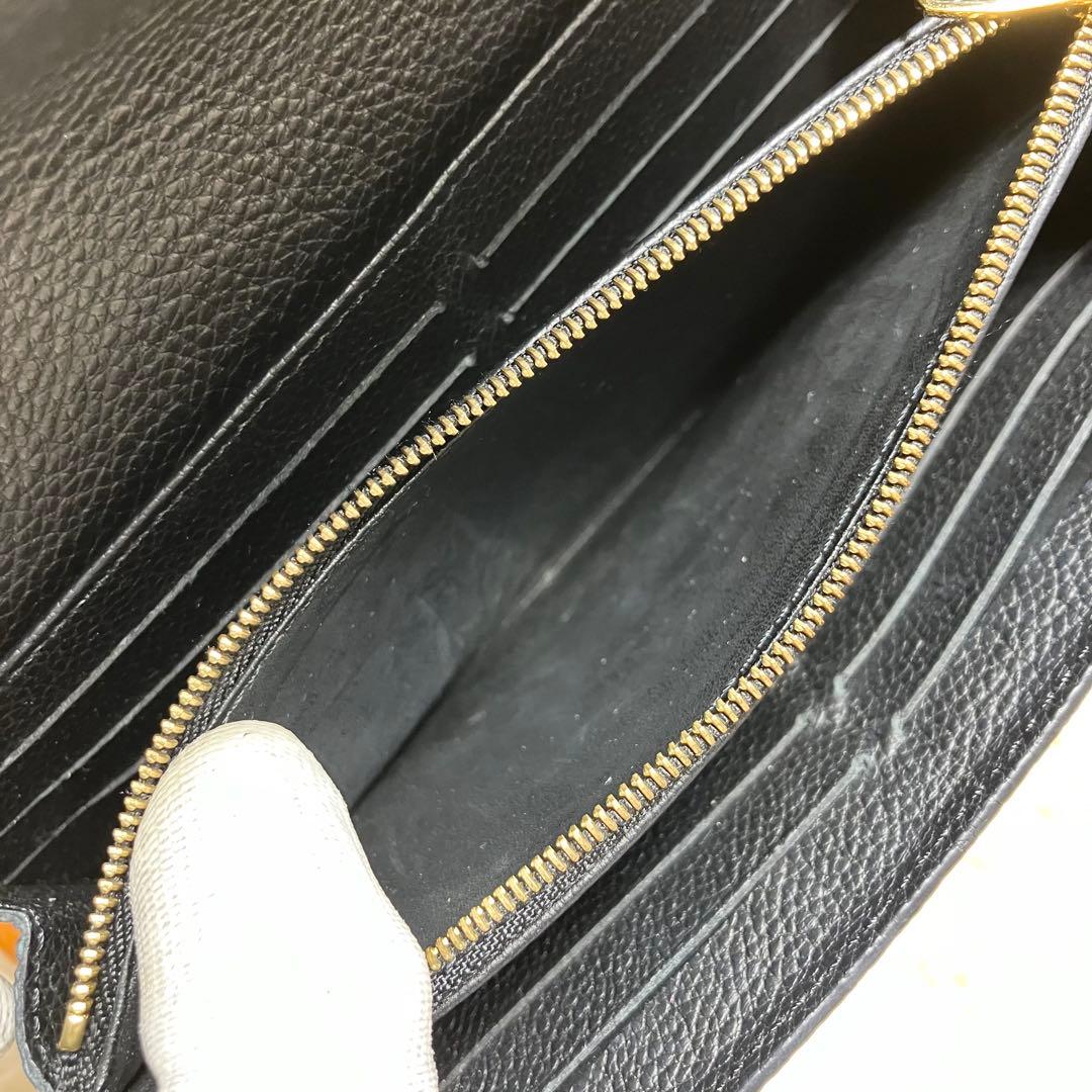 【良品】ルイヴィトン アンプラント ポルトフォイユサラモノグラム ノアール