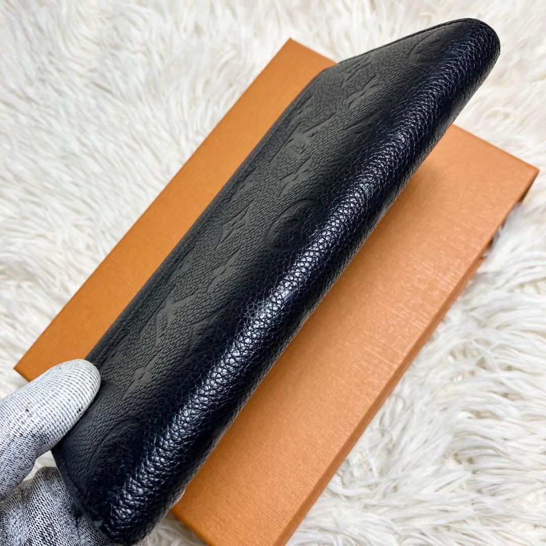 【良品】ルイヴィトン アンプラント ポルトフォイユサラモノグラム ノアール