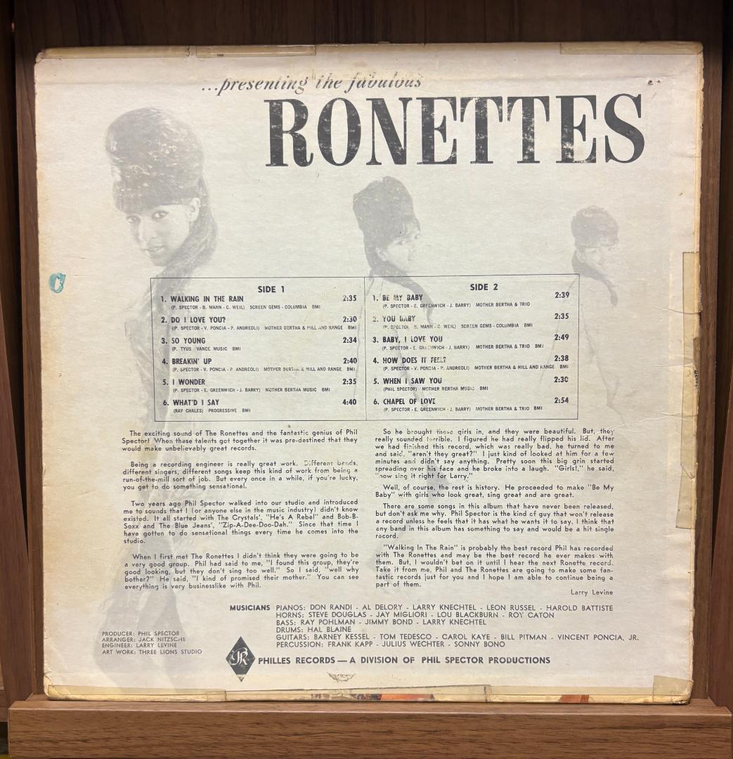 ★ロネッツ「Presenting The Fabulous Ronettes」★