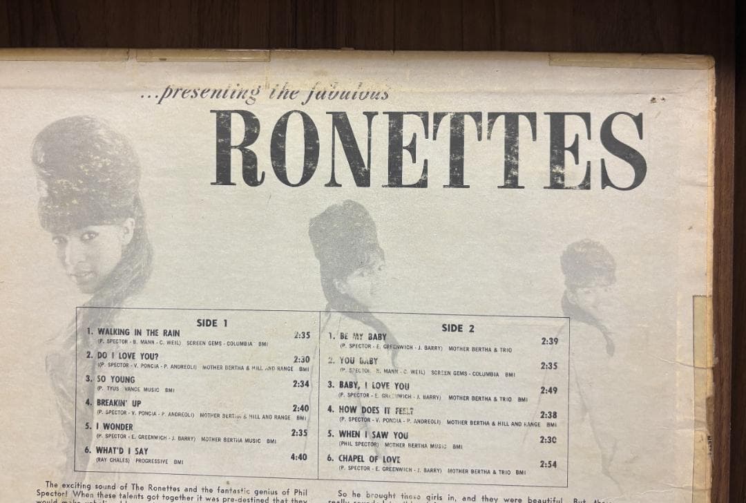 ★ロネッツ「Presenting The Fabulous Ronettes」★