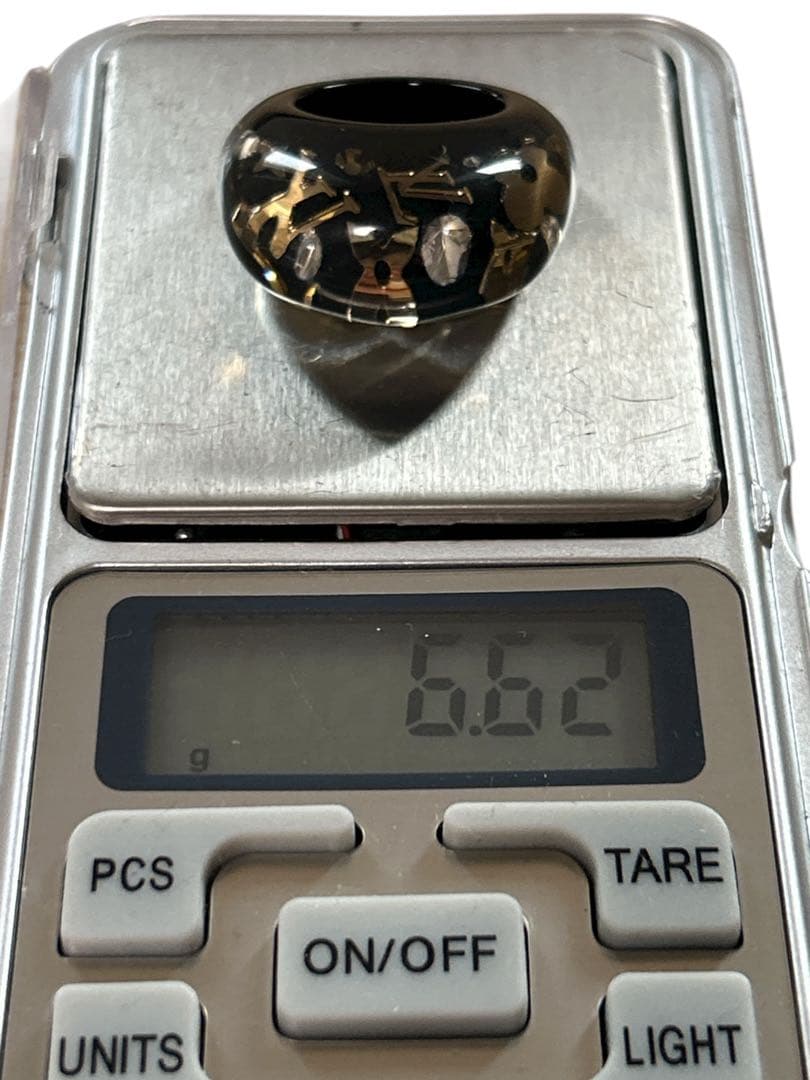 Louis Vuitton ルイヴィトン バングル ブラック×ゴールドMサイズ