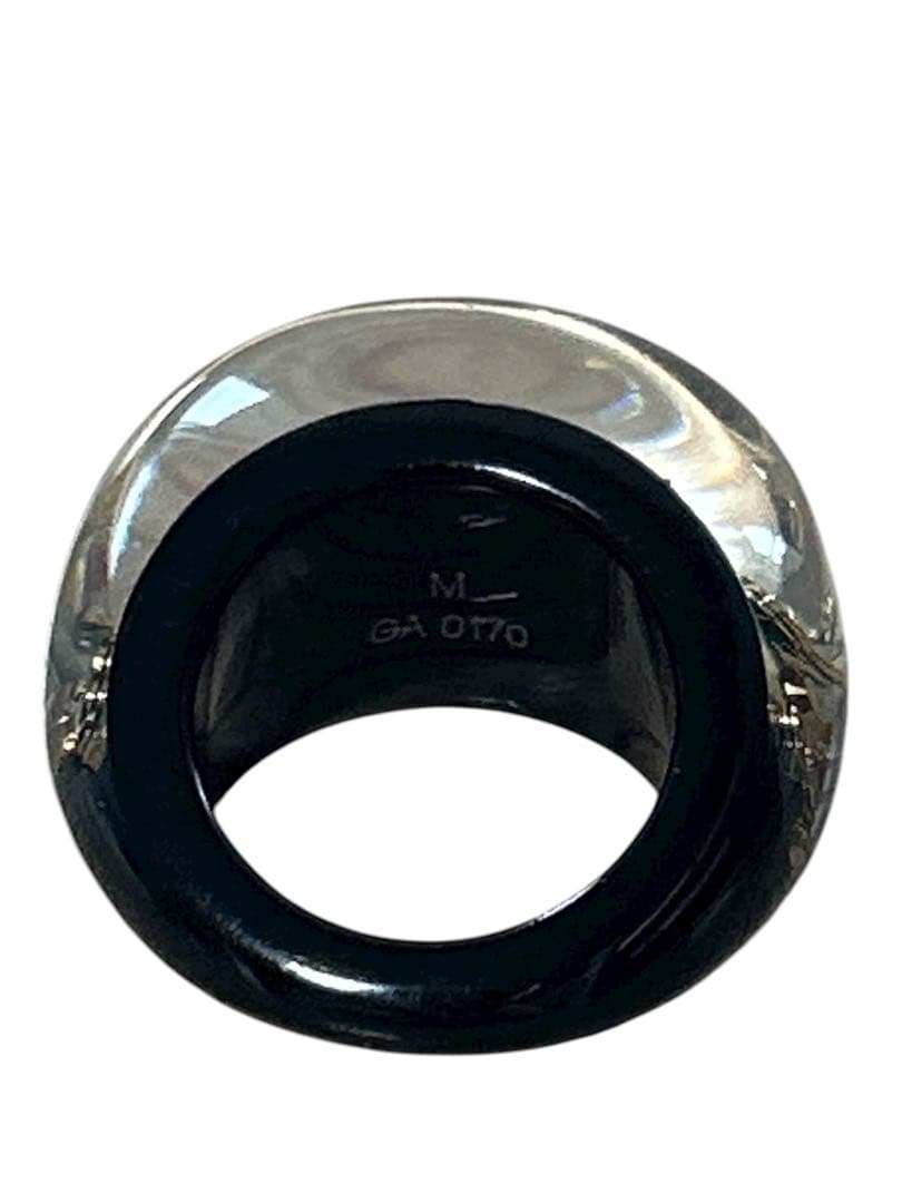 Louis Vuitton ルイヴィトン バングル ブラック×ゴールドMサイズ