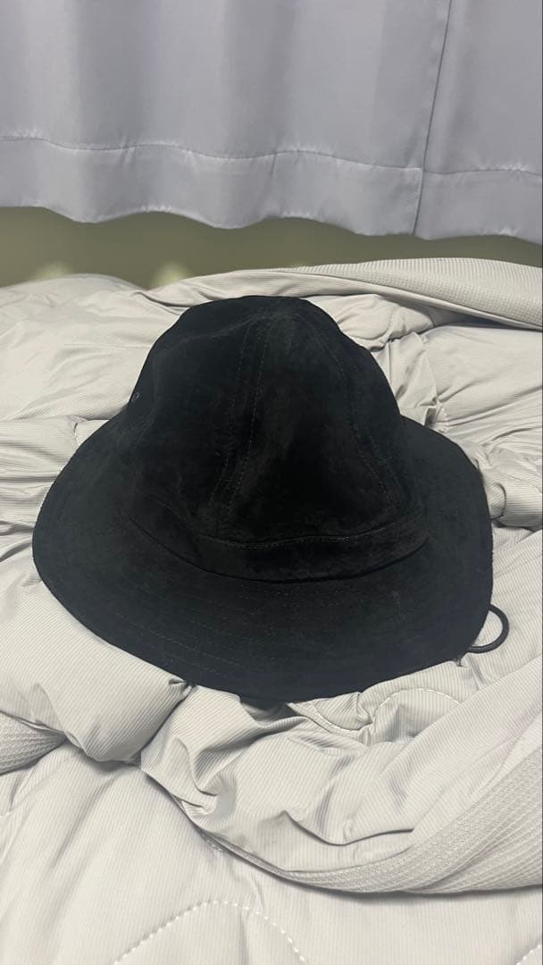 Hender Scheme　エンダースキーマ　レザーバケットハット　黒　ブラック