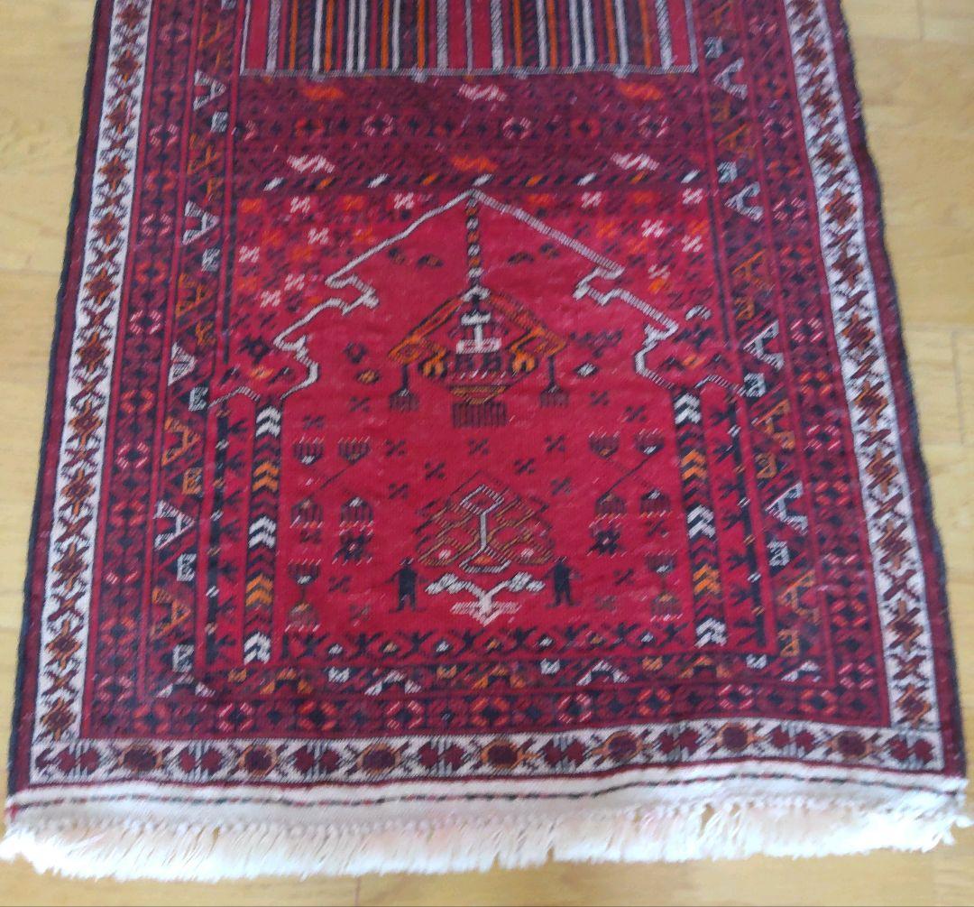 ヴィンテージラグ トルクメンメヘラブラグ アクタス