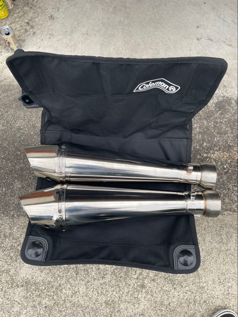 ステンレス ダブルテールマフラー