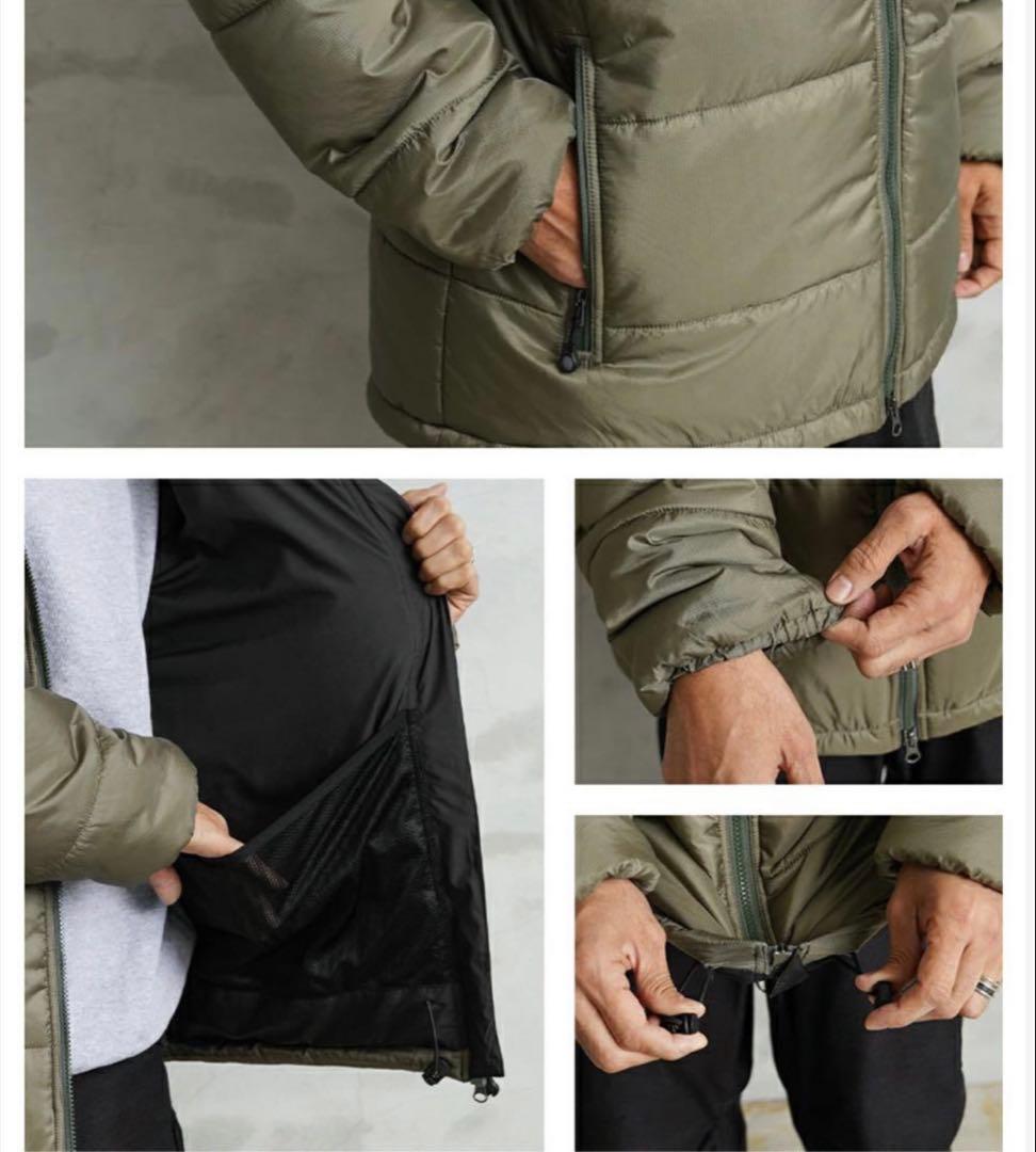 THERMO AIR LOFT PRIMALOFT PARKA グリーン S