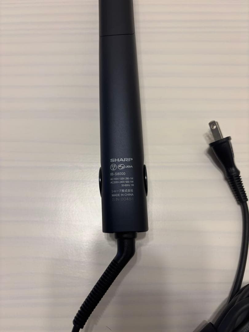 SHARP IB-S8000 ストレートヘアアイロン ブラック