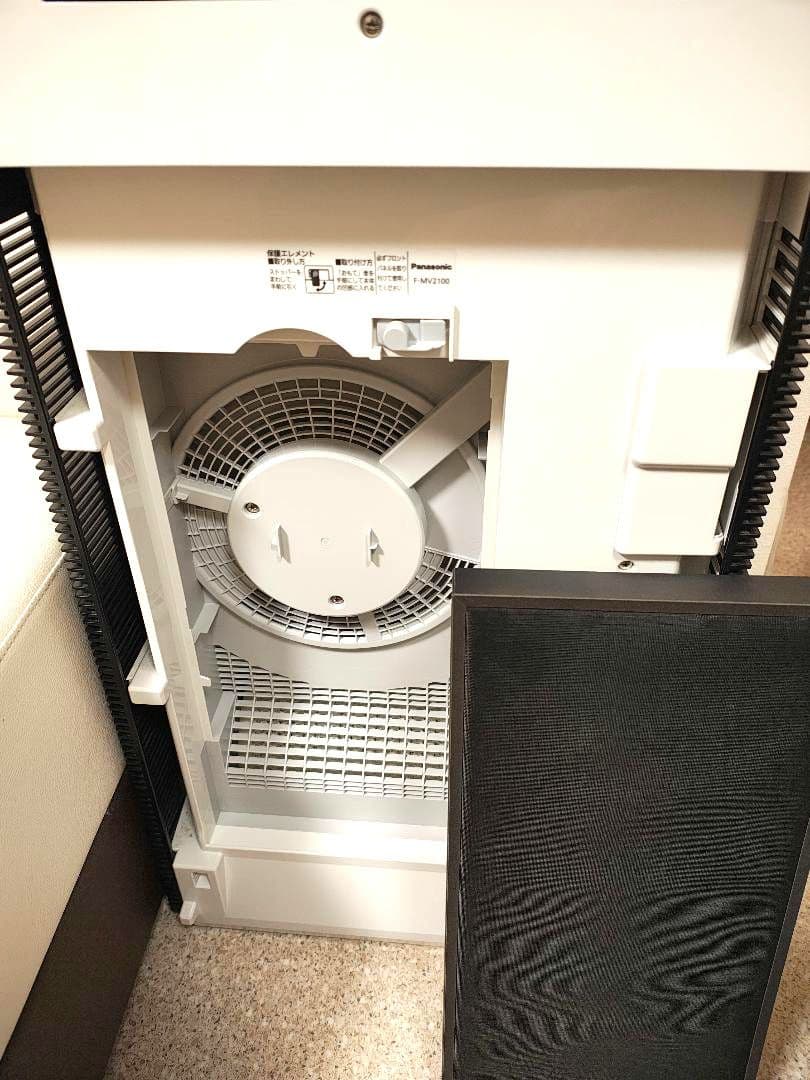 電極と塩タブほぼ未使用　パナソニック　ジアイーノ　除菌脱臭機　F-MV2100