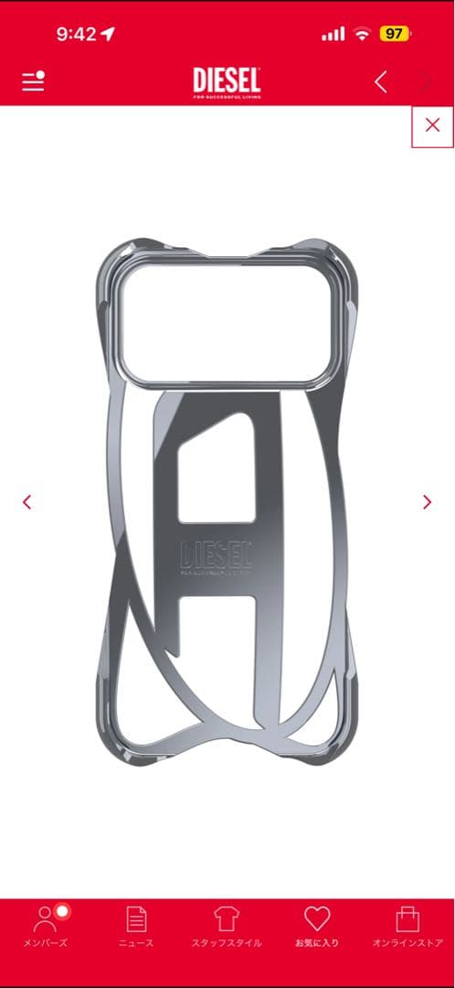 DIESEL iPhone17proMAXケース