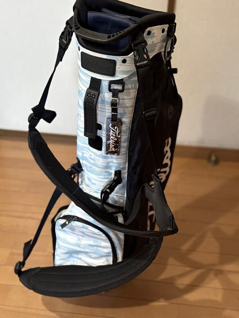 美品限定カラーハワイ　タイトリス　スタンドバッグ プレーヤーズ4 ブネイビー