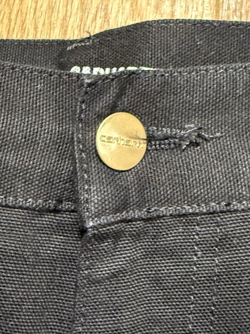 【美品】CarHartt wip （カーハート）ペインターパンツ　ブラック