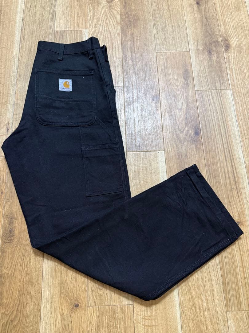 【美品】CarHartt wip （カーハート）ペインターパンツ　ブラック