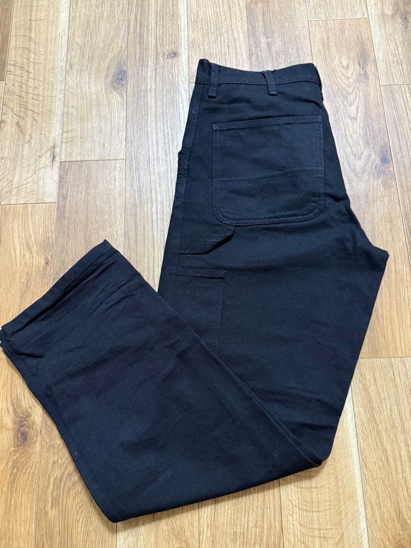 【美品】CarHartt wip （カーハート）ペインターパンツ　ブラック