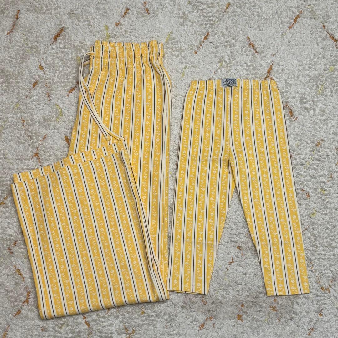 め*め様 ハウスオンザヒル　Yellow Flower Pants親子ペアセット