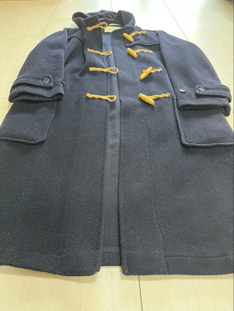 【美品】グローバーオール ヘリンボーン ダッフルコート　S サイズ大きめMも可