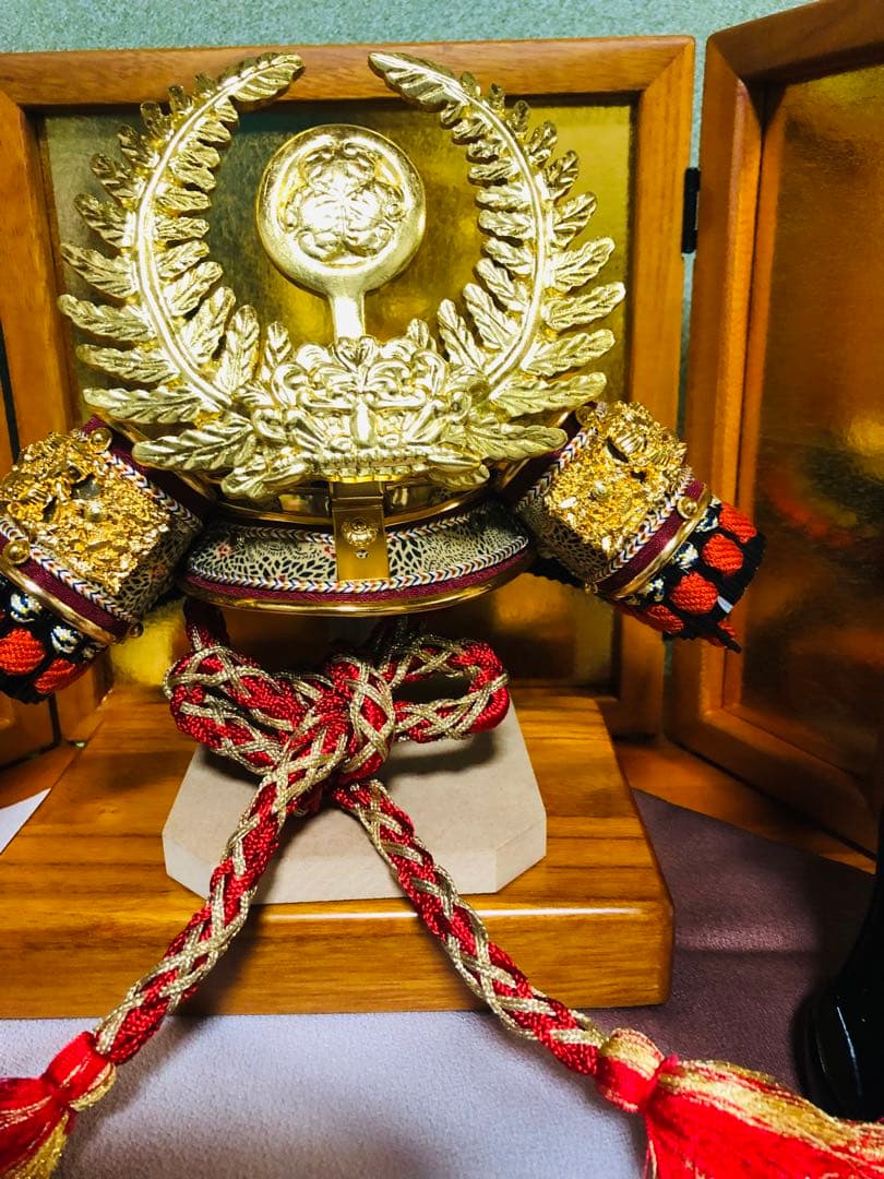 五月人形　兜　収納飾り　徳川家康　8号