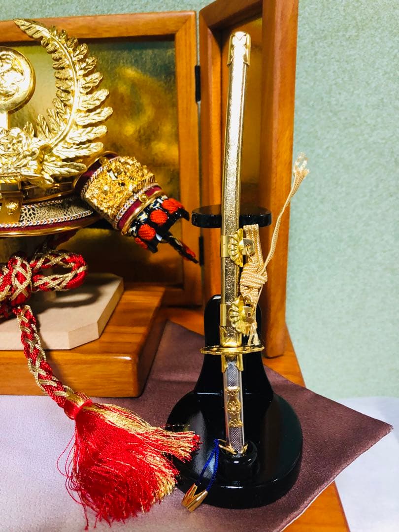 五月人形　兜　収納飾り　徳川家康　8号