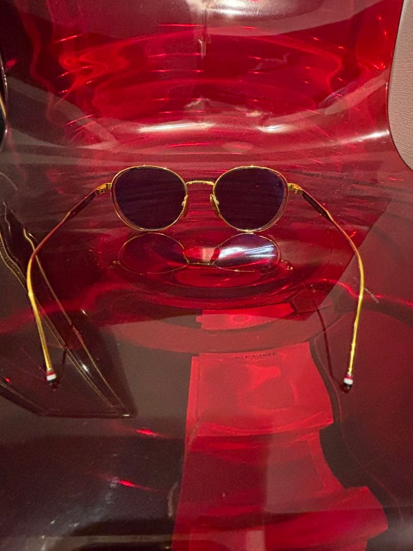 あさってのジョー トムブラウン サングラス 丸型 ブルー