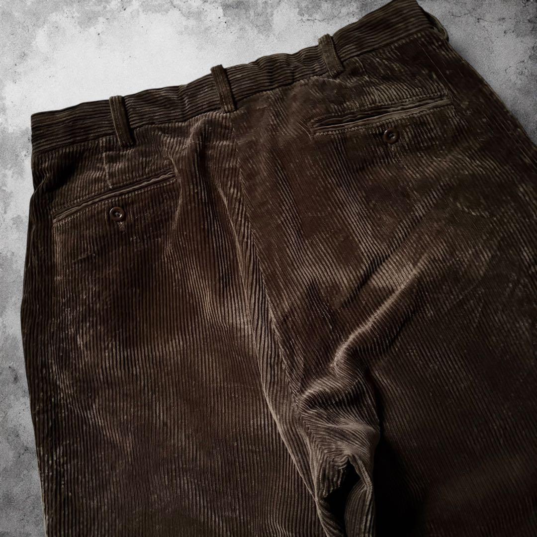 90s RalphLauren 太畝コーデュロイパンツ ヴィンテージ ポロコーズ