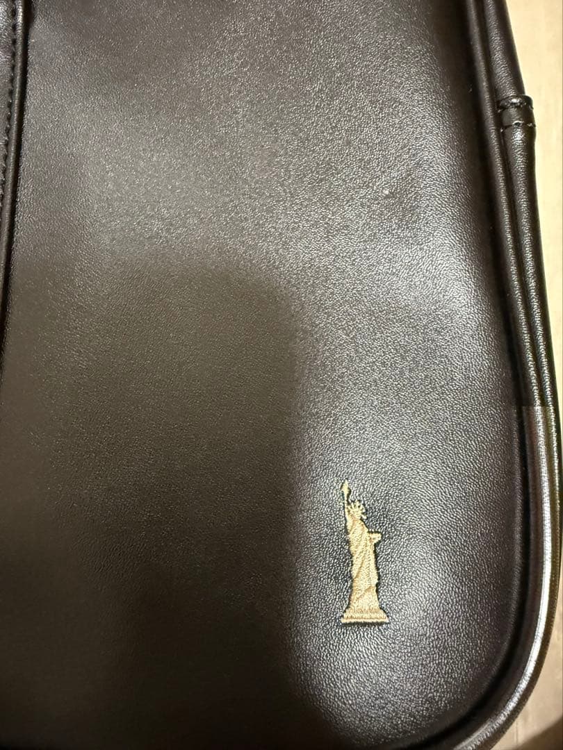 EASTBOY スクールバッグ　刺繍ロゴベージュ