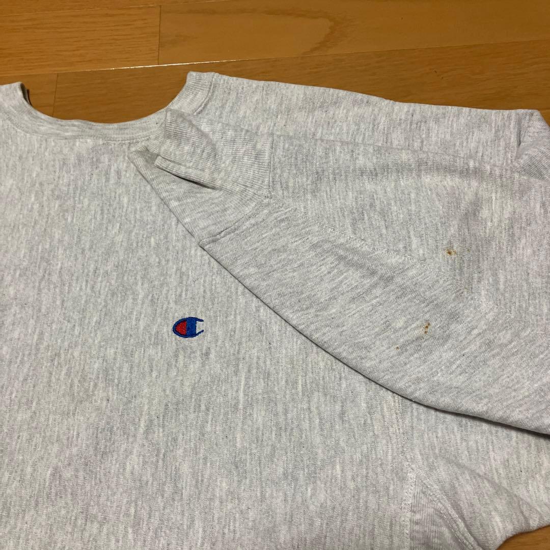 チャンピオン　リバースウィーブ　90s XXL 刺繍タグ　目あり　無地